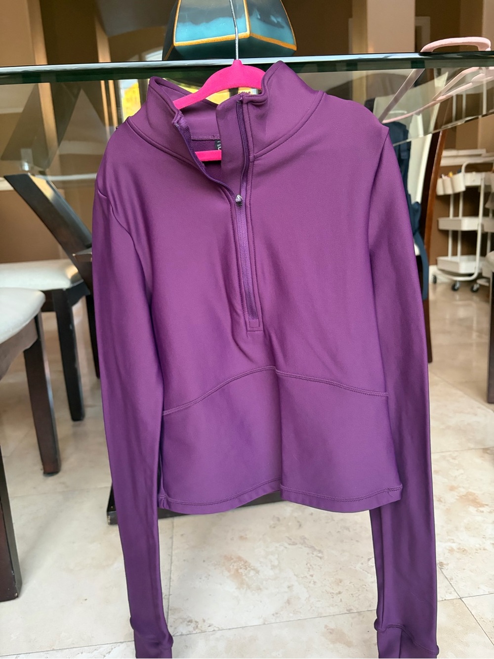 Cotton On Plum Half-Zip Turtleneck Pullover